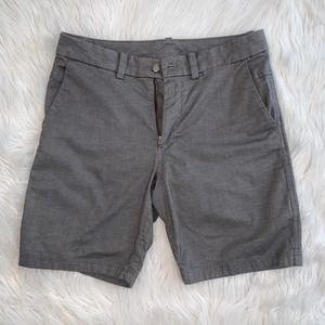 Lululemon Men’s Cotton Chino Gray Shorts, 32